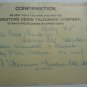 Confirmation for a Western Union Telegraph - Carson City NV - 1905