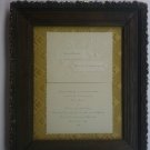 1888 Wedding Announcement-Louis Amiet-Hotel Amiet