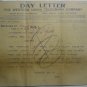 Western Union Day Letter, June 23, 1913