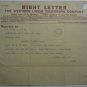 Western Union Night Letter, March 6, 1913