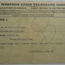 Western Union Telegraph, Feb 15, 1910