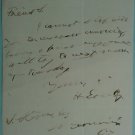 1864 Horace Greeley letter to friend