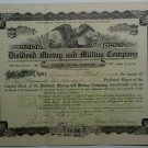 1904 AZ Territorial Stock, Dividend Mining & Milling Co