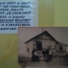 1907 land deed & photo, Dyson Family, Pres. Roosevelt