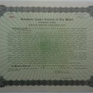 1917 Sacramento Copper Co / New Mexico Stock Trust Cert