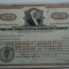 1937 The New York Central Railroad Company stock certif