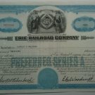 1947 Erie Railroad Company stock certificate