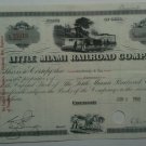1950 Little Miami Railroad Company stock certificate