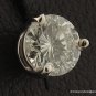 Genuine .84 ct ROUND DIAMOND STUD 14K WG EARRINGS SI2