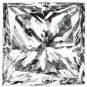 Genuine GIA Cert. 1.15 CT Square Princess  Cut  DIAMOND