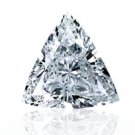 1 CARAT TRIANGULAR LOOSE DIAMOND CLARITY VS2 F-COLOR !!