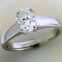 .84 ct SI1 E EGL Oval DIAMOND Engagement Ring 14K Gold