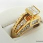 Genuine 2 ct Diamond Engagement Ring 18K Gold VS1