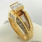 Genuine 2 ct Diamond Engagement Ring 18K Gold VS1