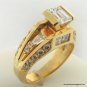 Genuine 2 ct Diamond Engagement Ring 18K Gold VS1