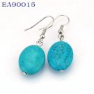 No:15 Genuine Handmade Silver Turquoise Earring No:15 Genuine Handmade Silver Turquoise Earring