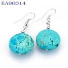 No:14 Genuine Handmade Silver Turquoise Earring No:14 Genuine Handmade Silver Turquoise Earring