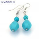 No:13 Genuine Handmade Silver Turquoise Earring No:13 Genuine Handmade Silver Turquoise Earring