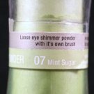 MILANI Loose Eyeshadow Powder- #07 MINT SUGAR - RARE