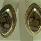 Vintage Sterling Silver Jasper Earrings Vintage Sterling Silver Jasper Earrings