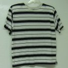 SEPARATE ISSUE Black & White Stripe KNIT SHORT SLEEVE TOP Large SEPARATE ISSUE Black & White Stripe KNIT SHORT SLEEVE TOP Large