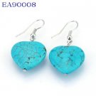 No:8 Genuine Handmade Silver Turquoise Earring No:8 Genuine Handmade Silver Turquoise Earring