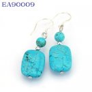No:9 Genuine Handmade Silver Turquoise Earring No:9 Genuine Handmade Silver Turquoise Earring
