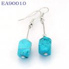 No:10 Genuine Handmade Silver Turquoise Earring No:10 Genuine Handmade Silver Turquoise Earring