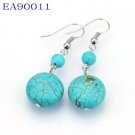 No:11 Genuine Handmade Silver Turquoise Earring No:11 Genuine Handmade Silver Turquoise Earring
