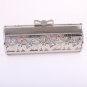 High End Quality Bow Silver Evening Bag-Austrian Rhinestones Crystal
