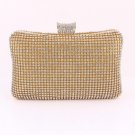 Gold High Quality Clutch Evening Bag Austrian Crystal Rhinestone on Both Sides Gold High Quality Clutch Evening Bag Austrian Crystal Rhinestone on Both Sides