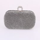 Black-High Quality Kissing Lock Evening Bag Both Sides Crystal Rhinestone Black-High Quality Kissing Lock Evening Bag Both Sides Crystal Rhinestone