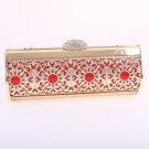 Filigree High End Quality Red Evening Bag-Austrian Rhinestones Crystal Filigree High End Quality Red Evening Bag-Austrian Rhinestones Crystal