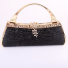 Captivating High End Quality Black Evening Bag-Austrian Rhinestones Crystal Captivating High End Quality Black Evening Bag-Austrian Rhinestones Crystal