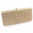 High End Quality Clutch Gold Bag Genuine Austrian Crystal Rhinestone High End Quality Clutch Gold Bag Genuine Austrian Crystal Rhinestone