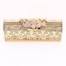 Peacock Filigree High Quality Gold Evening Bag-Austrian Rhinestones Crystal Peacock Filigree High Quality Gold Evening Bag-Austrian Rhinestones Crystal