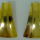 Large Gold Tone Contemporary Earring Large Gold Tone Contemporary Earring