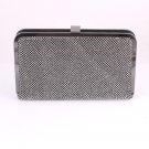 Black - Top Quality Evening Bag Both Sides Austrian Crystal Rhinestone Black - Top Quality Evening Bag Both Sides Austrian Crystal Rhinestone