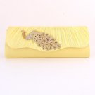 Gold Peacock Evening Clutch Bag with Austrian Crystal Gold Peacock Evening Clutch Bag with Austrian Crystal