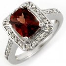 Certified-2.40ct Pink Tourmaline & Diamond Ring 14K Gold-Retail $2,210.00 Certified-2.40ct Pink Tourmaline & Diamond Ring 14K Gold-Retail $2,210.00