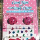 Lot of 2 - Fing'rs Cool Tips and Lady Bug Clips - # 2078