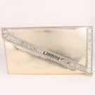 High End Quality Faux Leather Clutch Bag with Crystals - Choice of 4 colors
