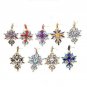 Exquisite Glitter Gold & AB Clear Crystal Cascade Earrings