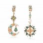 Heavenly Beautiful Moon & Sun Celestial Dangle Earrings - Very Metaphysical