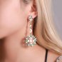 Heavenly Beautiful Moon & Sun Celestial Dangle Earrings - Very Metaphysical