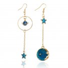 Heavenly Beautiful Antique Celestial Long Dangle Earrings - Very Metaphysical