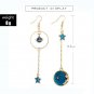 Heavenly Beautiful Antique Celestial Long Dangle Earrings - Very Metaphysical
