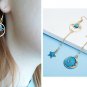 Heavenly Beautiful Antique Celestial Long Dangle Earrings - Very Metaphysical