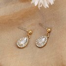 Beautiful Classic Fashion Teardrop Clear Crystal Earrings