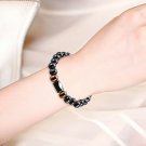 Unique Natural Energy Stone Healing Hematite With Copper Tone Beads Bracelet Unique Natural Energy Stone Healing Hematite With Copper Tone Beads Bracelet